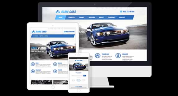 mobile responsive website